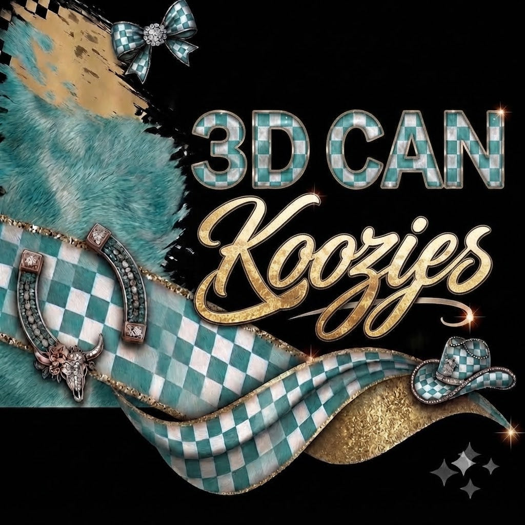 3D Can Koozies