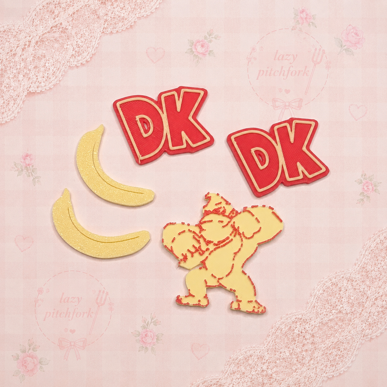 Donkey Kong Lid Charms