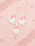 Pink Geese Lid Charms