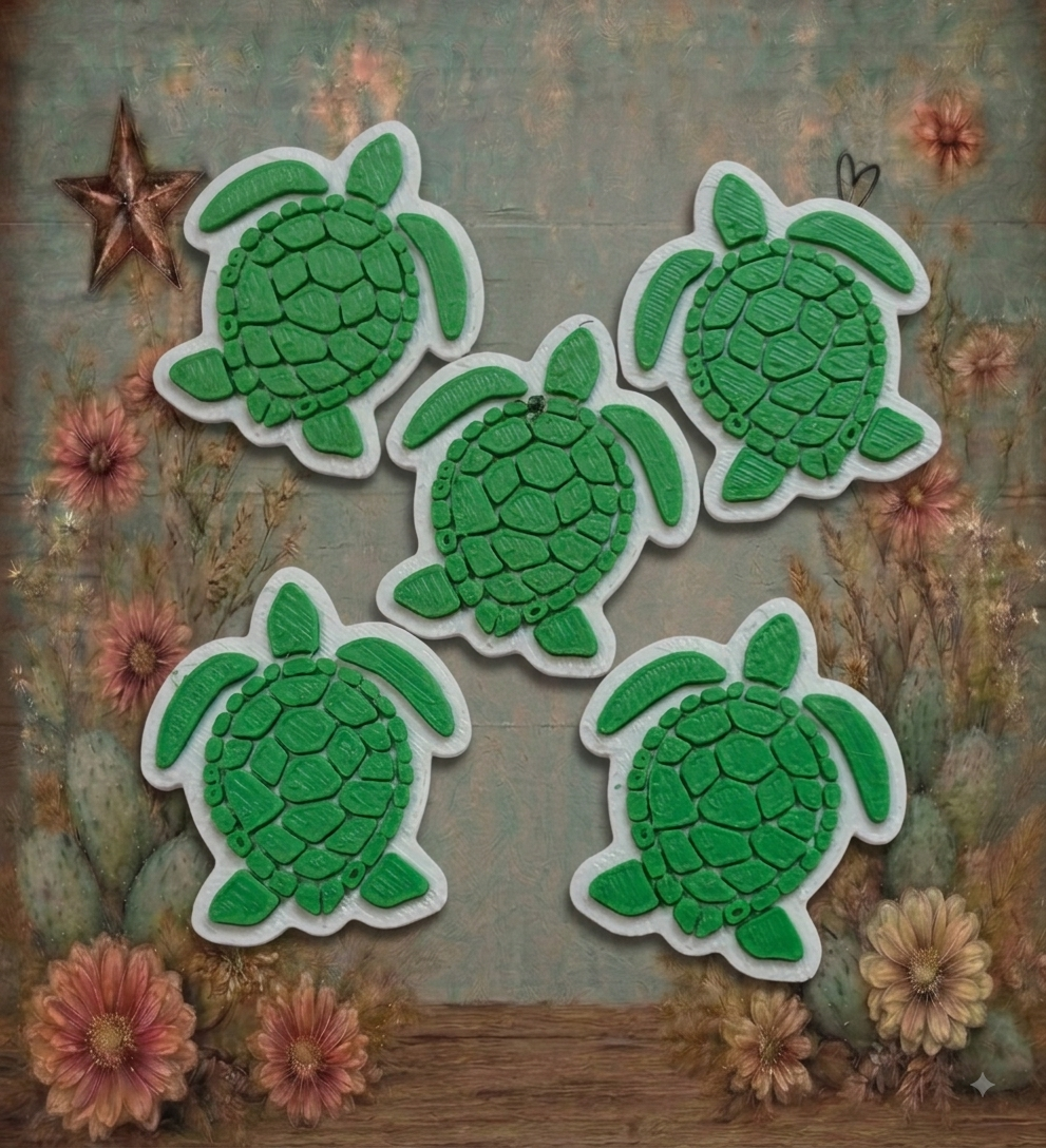 Sea Turtle Lid Charms