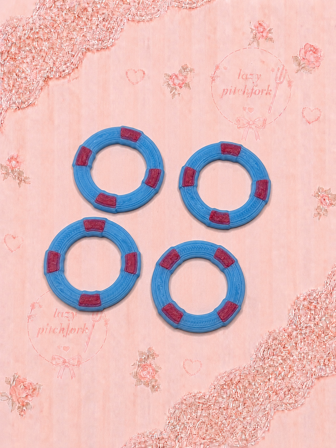 Pool Floatie Lid Charms