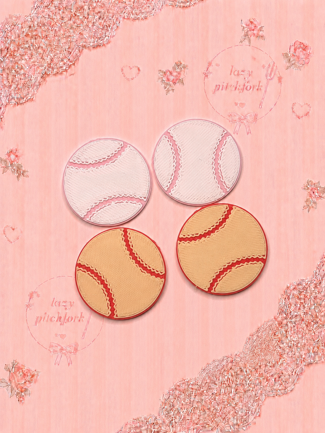 Softball Lid Charms