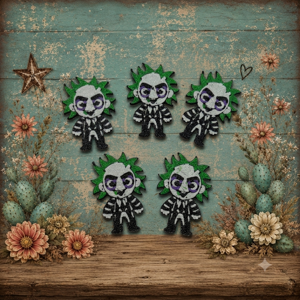 Beetle Man Lid Charms