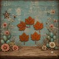 Fall Leaves Lid Charms