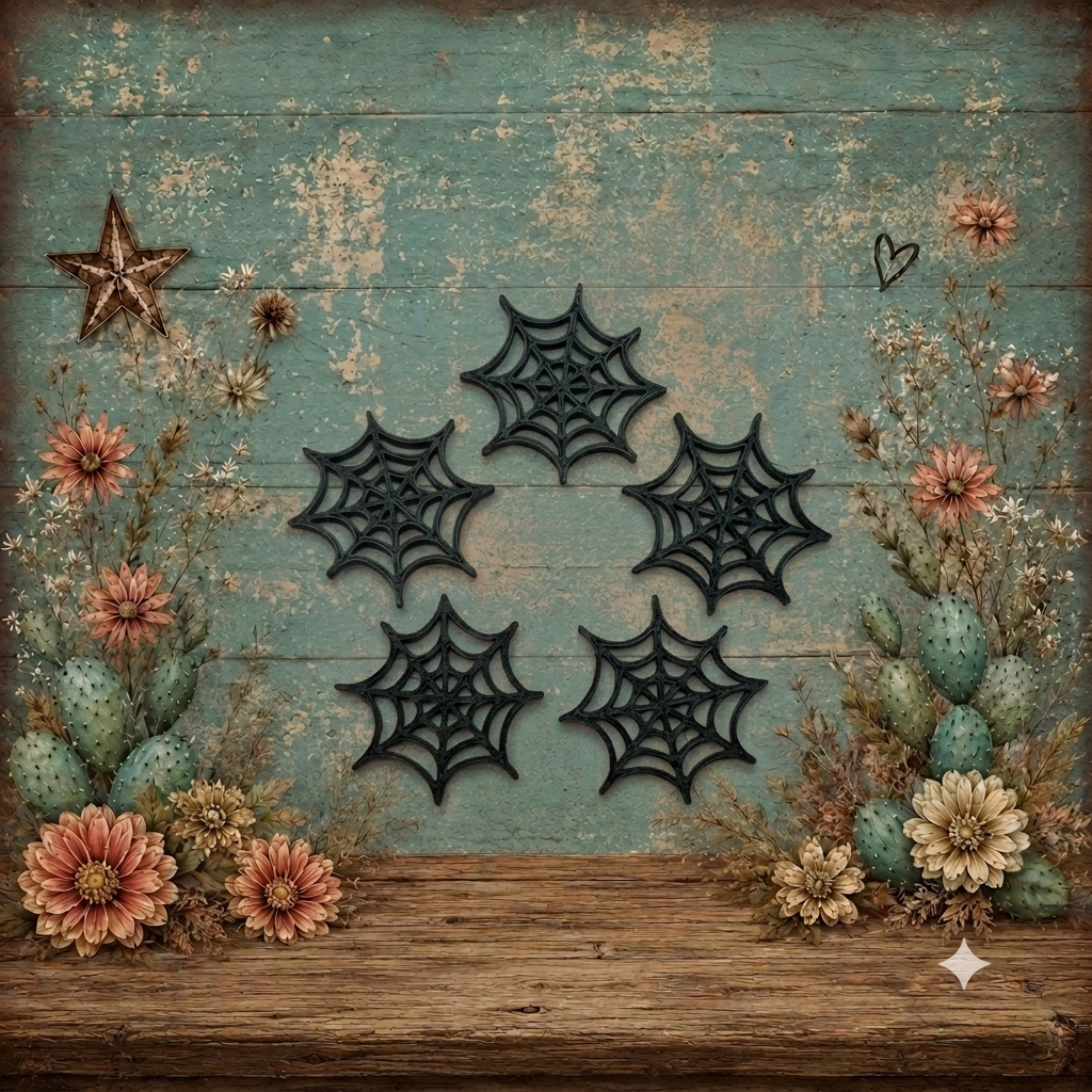 Spider Web Lid Charms