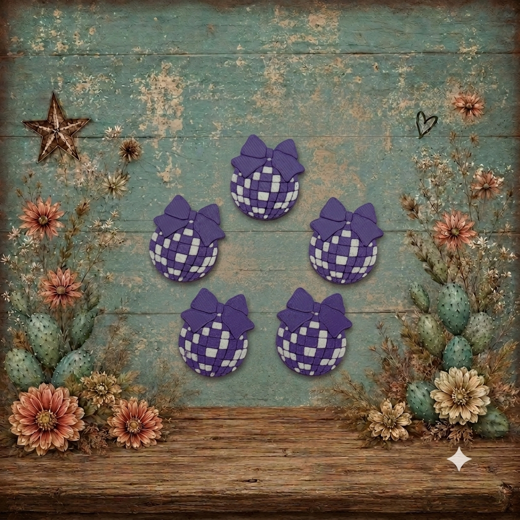 Disco Ball Lid Charms