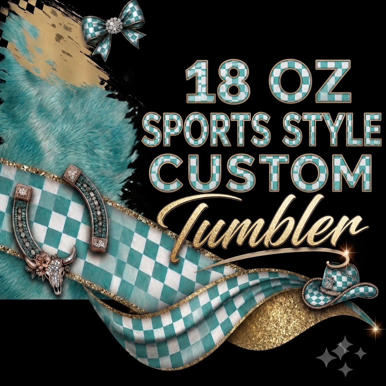 18 OZ SPORTS STYLE CUSTOM TUMBLER