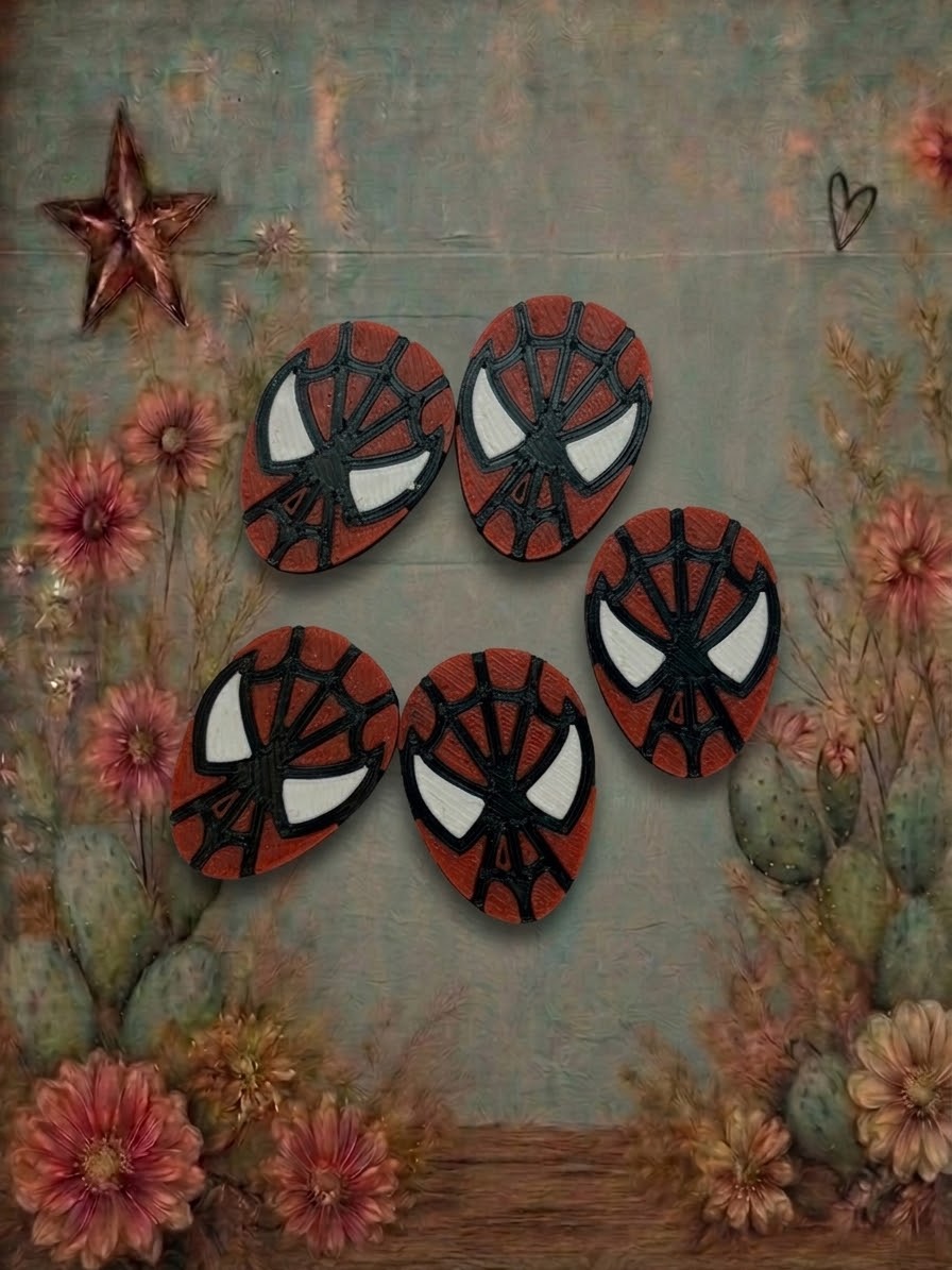 Web Slinger Lid Charms